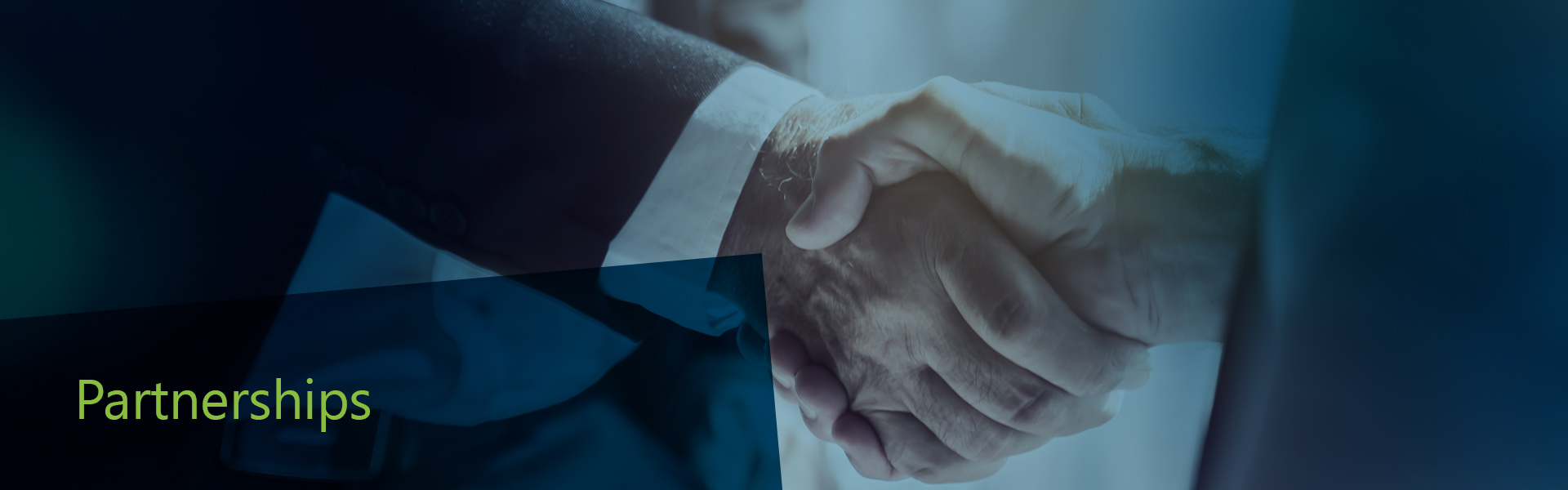 Partnerships logo, symbolizing collaboration in technology and telecommunications innovation