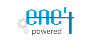 enet logo, which symbolizes innovation and energy with its elegant font and vibrant color palette.