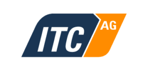 The ITC AG logo features a stylized design with the letters “ITC” prominently displayed.