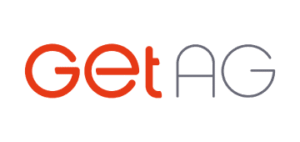 The getag logo represents a global leader in digital marketing with a modern design and vibrant colors.