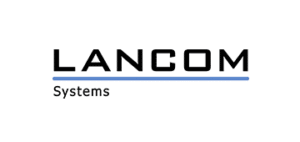 The Lancom Systems logo, which symbolizes the essence of the brand with its elegant letters and modern style.