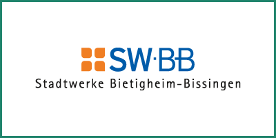 SWBB-Logo mit Text: Stadtwerke Bietigheim-Bissingen.