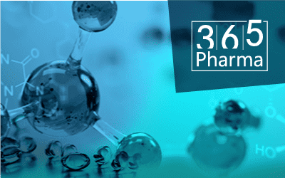 Logo von 360 Pharmaceuticals in modernem Design mit dem Firmennamen an prominenter Stelle.