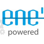 enet-Logo, das mit einer eleganten Schrift und einer lebendigen Farbpalette Innovation und Energie symbolisiert.
