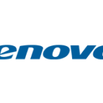 Das Lenovo-Logo ist auf einem sauberen weißen Hintergrund gut sichtbar.